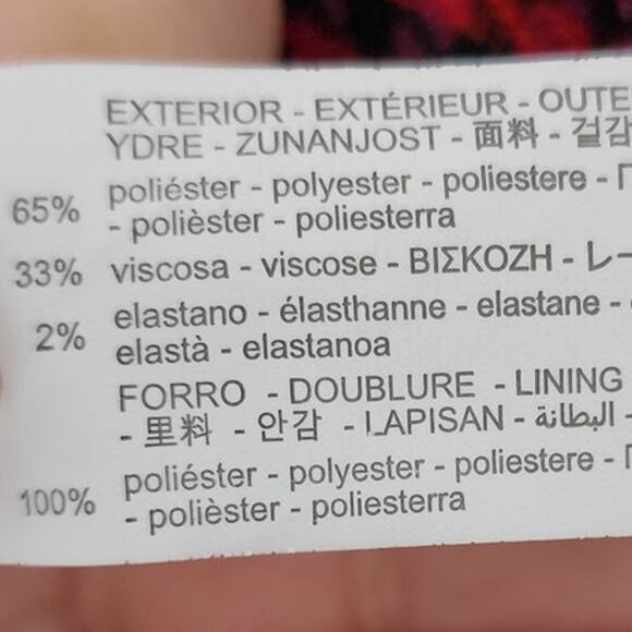 Zara Houndstooth Cropped Blazer Jacket Shoulder Pad Double Breasted Plaid - Picture 10 of 13